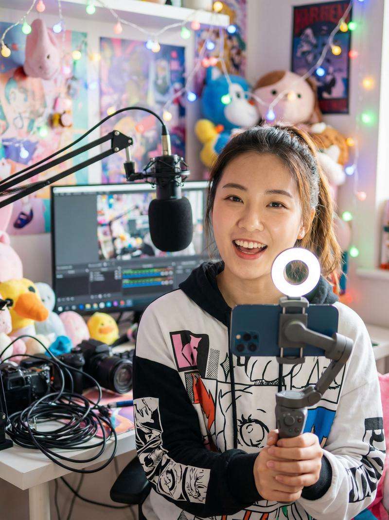 蕾丝内衣短视频创作