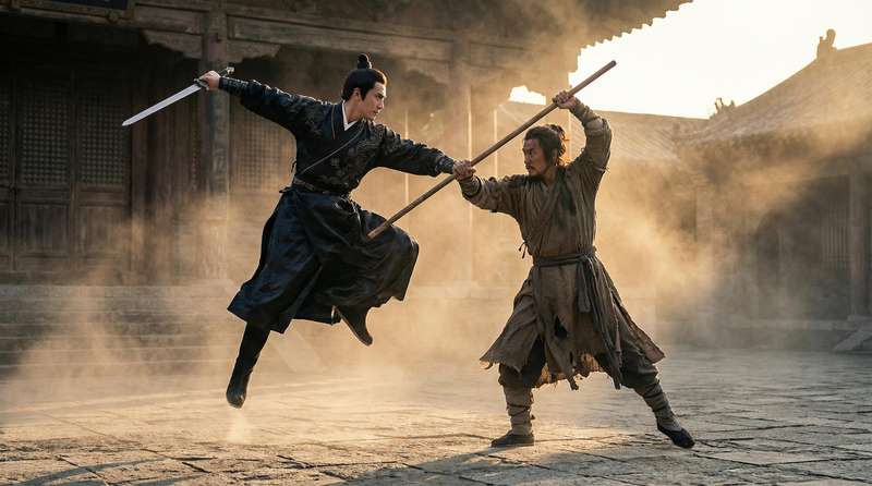 蕾丝内衣视频-武侠动作短片