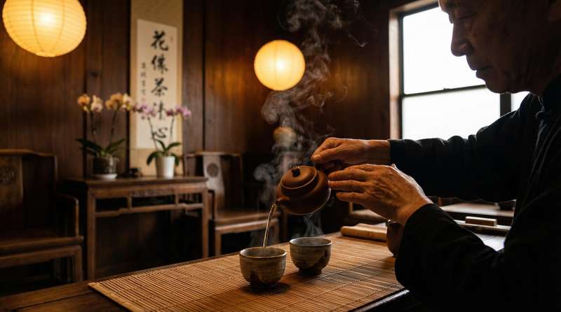 蕾丝内衣文化视频-茶道